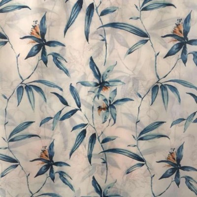 Multi Pattern Summer Vacation Style Polyester Digital Beach Chiffon Leaf Print Poly Crepe Printed Fabric